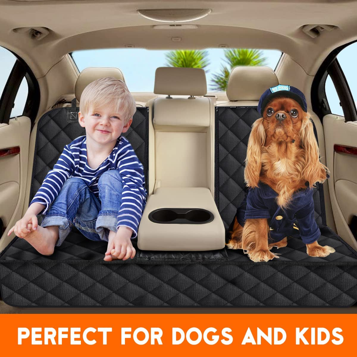 Transform Your Travels with Our Premium Waterproof Dog Car Seat Cover - Non-Slip, Adjustable, and Universal Fit for Ultimate Protection!