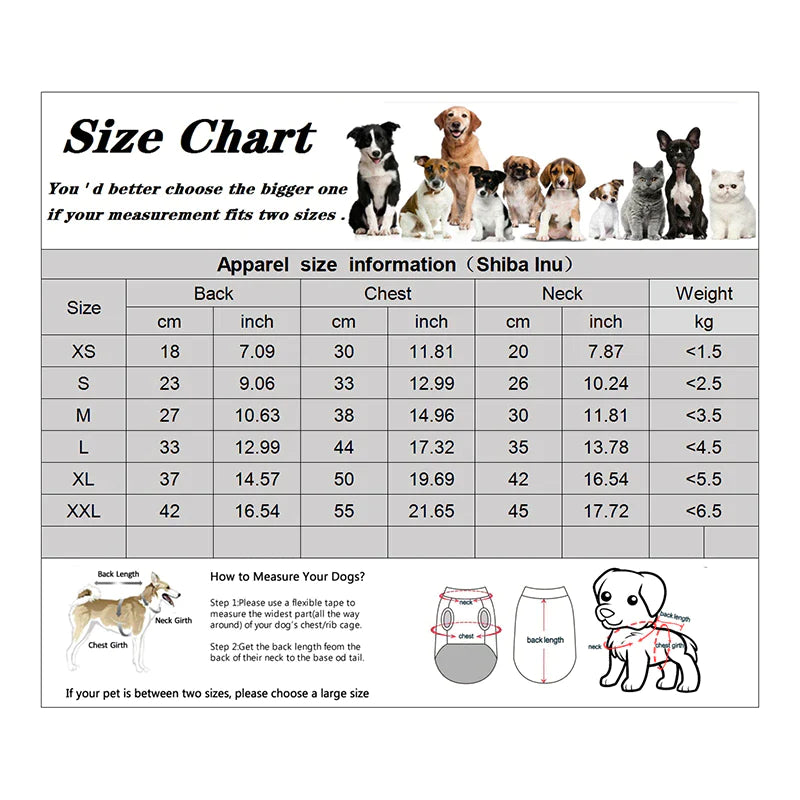Keep Your Pup Cozy This Winter with Our Stylish Dog Coat – Perfect for Small to Medium Breeds!