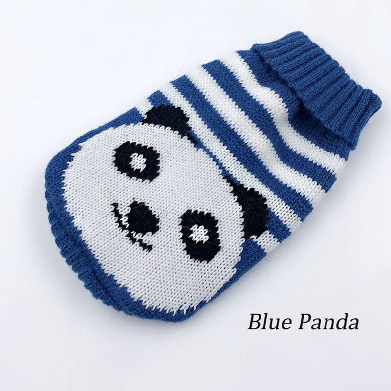 Cozy Knitted Sweater for Small to Medium Dogs - Stylish Winter Coat for Chihuahuas, Bulldogs, and Puppies