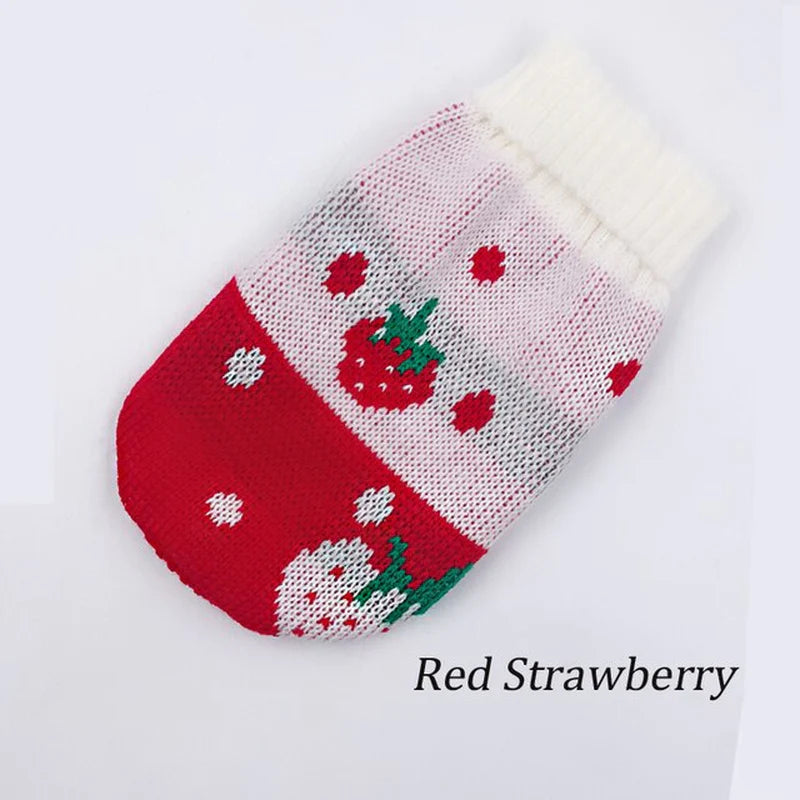 Cozy Knitted Sweater for Small to Medium Dogs - Stylish Winter Coat for Chihuahuas, Bulldogs, and Puppies