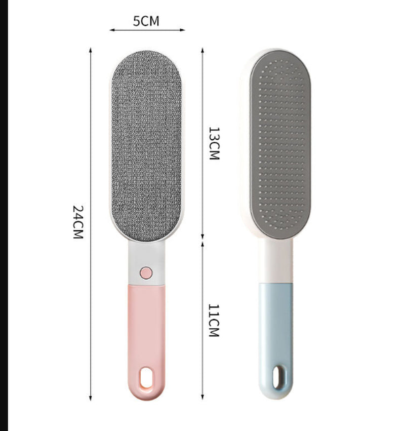 Revolutionary Double-Sided Pet Hair Remover Brush for Effortless Cleaning of Furniture, Clothes, and Accessories