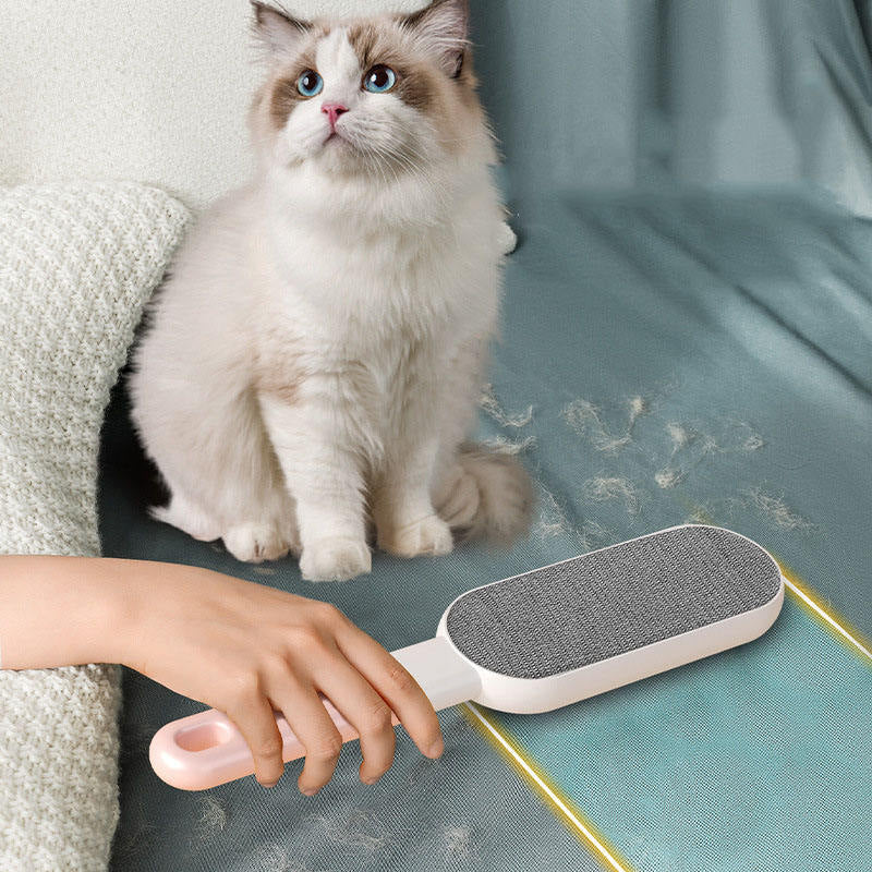Revolutionary Double-Sided Pet Hair Remover Brush for Effortless Cleaning of Furniture, Clothes, and Accessories