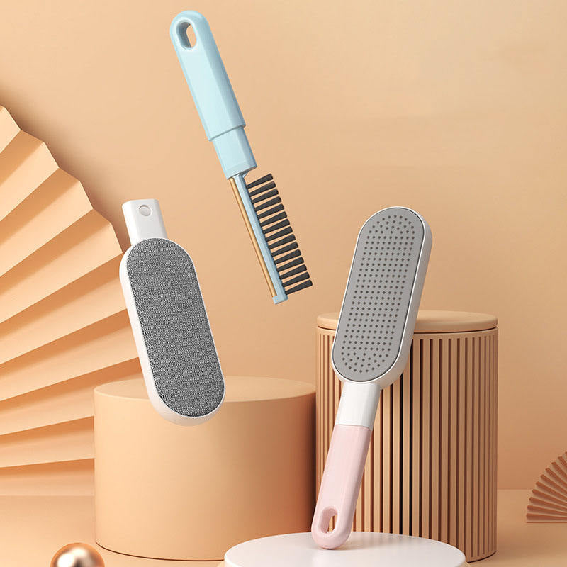 Revolutionary Double-Sided Pet Hair Remover Brush for Effortless Cleaning of Furniture, Clothes, and Accessories