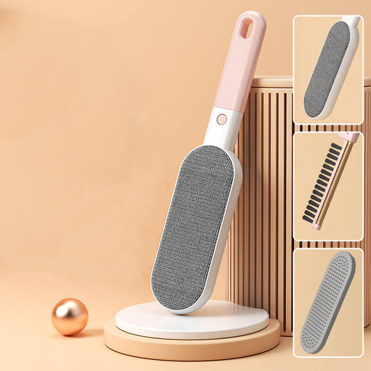 Revolutionary Double-Sided Pet Hair Remover Brush for Effortless Cleaning of Furniture, Clothes, and Accessories