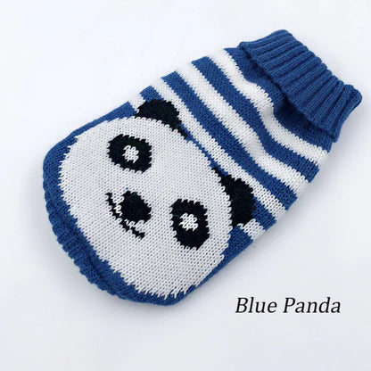 Cozy Knitted Sweater for Small to Medium Dogs - Stylish Winter Coat for Chihuahuas, Bulldogs, and Puppies